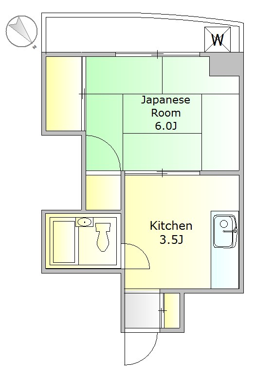 小川ビル 402号室 間取り