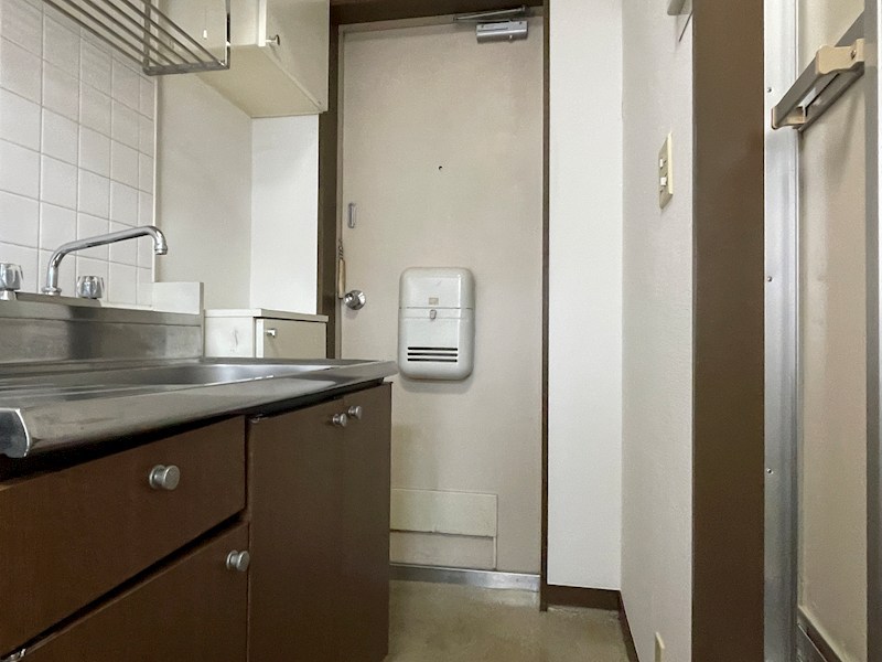 ハイツオカモト 玄関