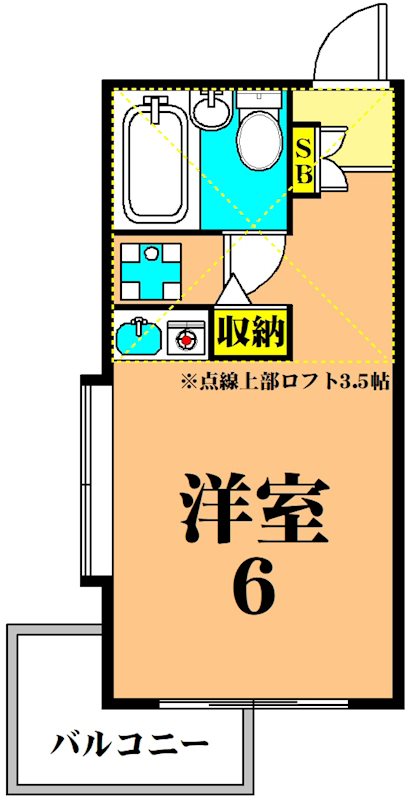 アイディ田園調布 306号室 間取り