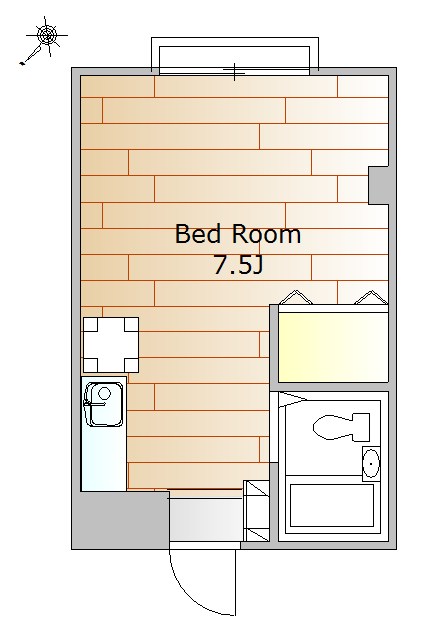カメリア祐天寺 305号室 間取り