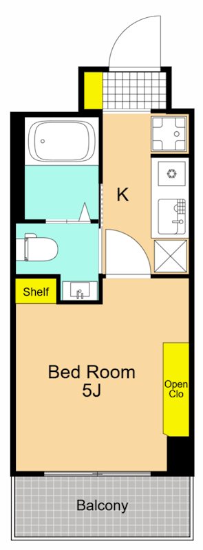 Fuu Oimachi by LATIERRA 503号室 間取り