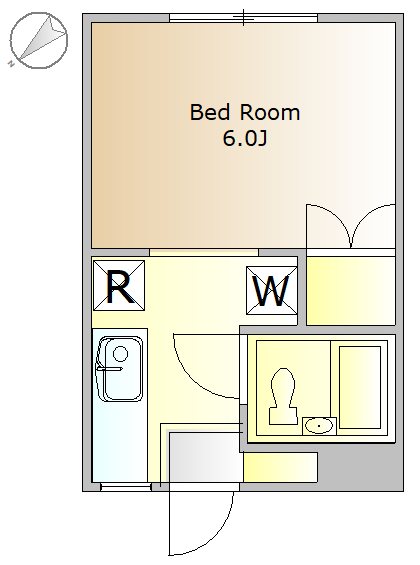 Jハウス祐天寺 203号室 間取り
