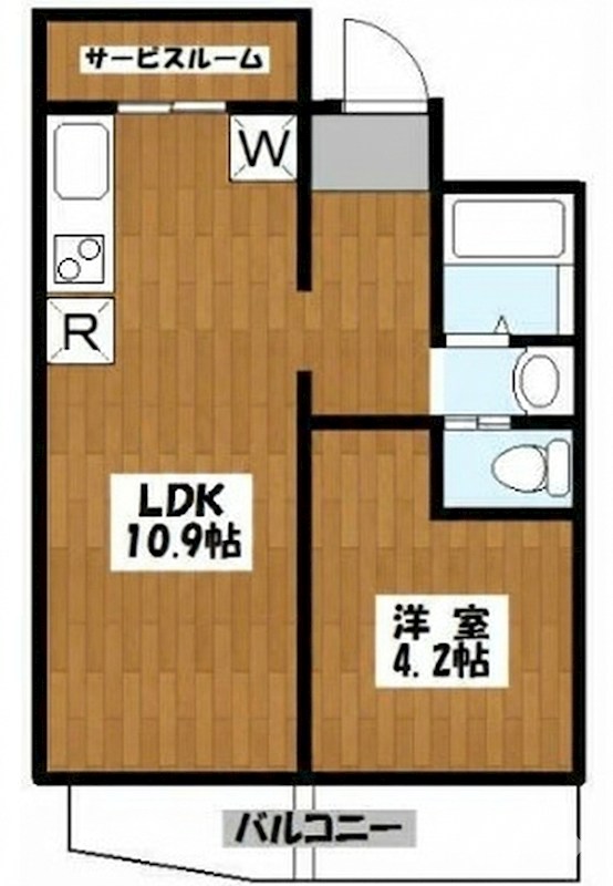 クレオ尾山台 303号室 間取り