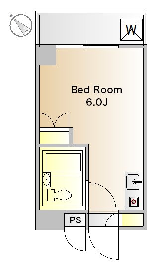 ハイツベルグ武蔵 405号室 間取り