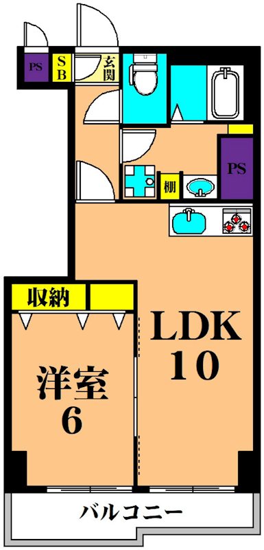 第一新世界ビル  304号室 間取り