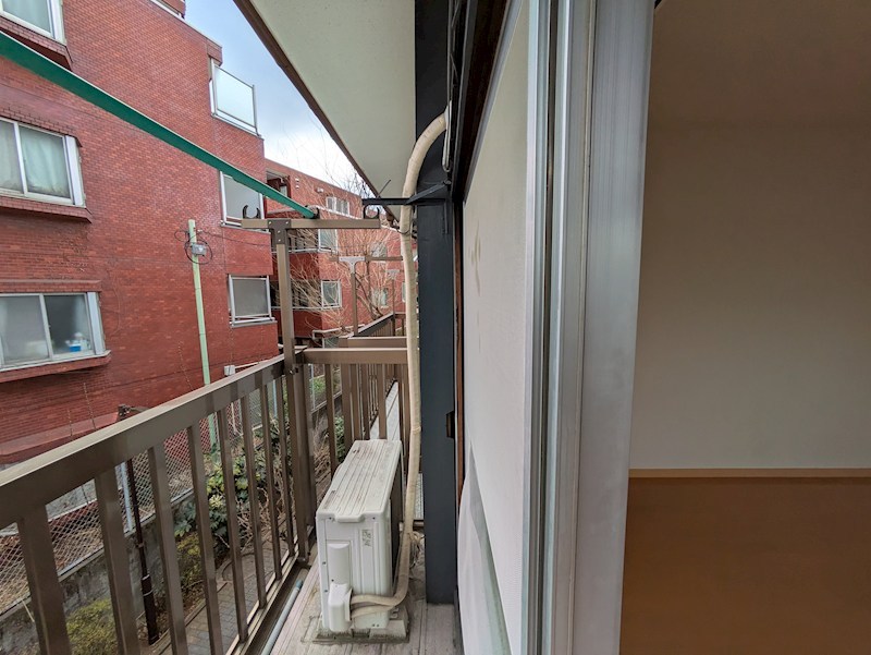 山水荘 ベランダ