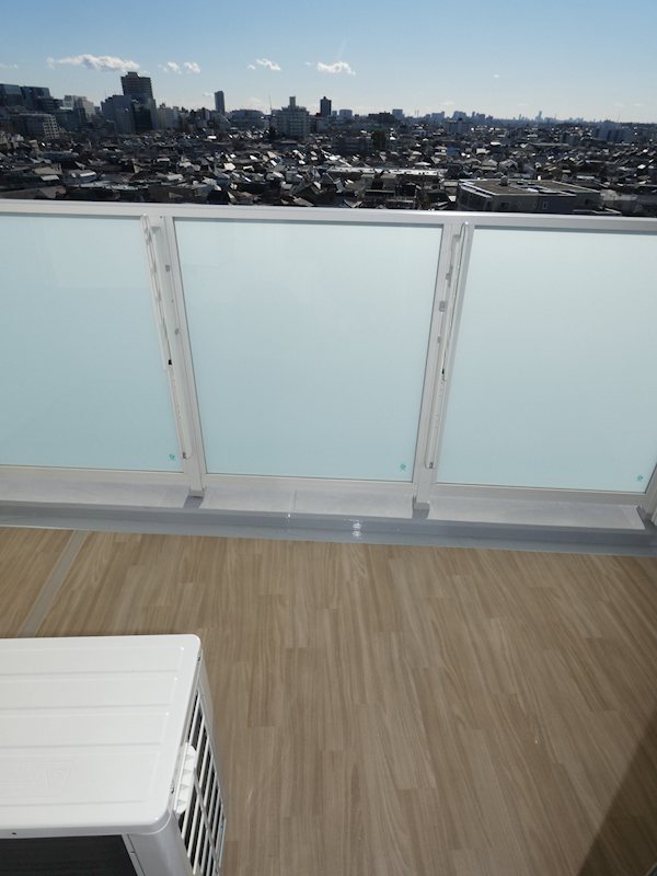 ルフォンプログレ品川大井 ベランダ