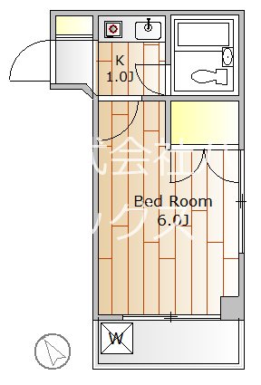 ファミール洗足 302号室 間取り