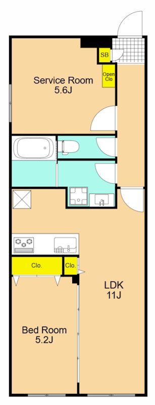 GRAN PASEO大井町  404号室 間取り