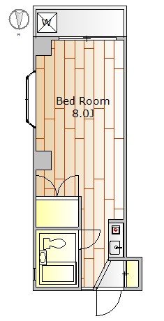 フレールメゾン 202号室 間取り
