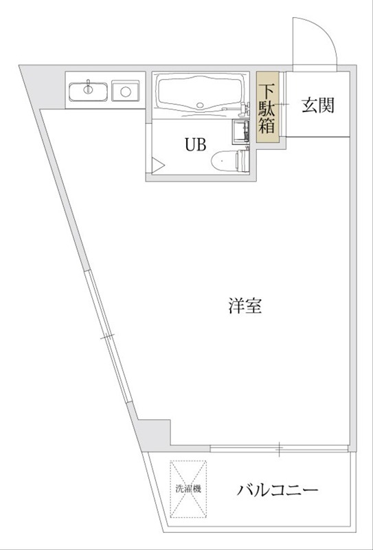 レオノーレ雪谷 404号室 間取り