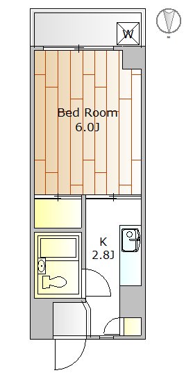 松林堂ＳＫ第2 303号室 間取り