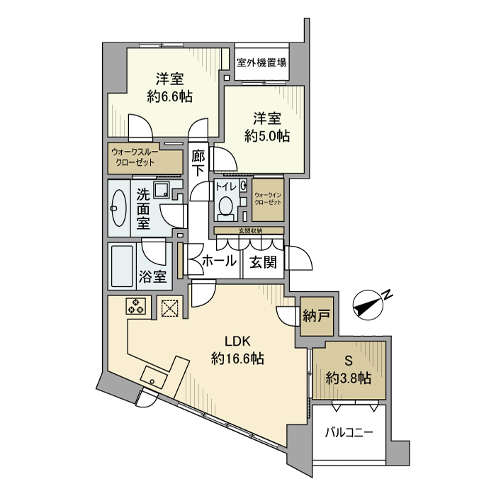 ノーツ目黒青葉台 506号室 間取り