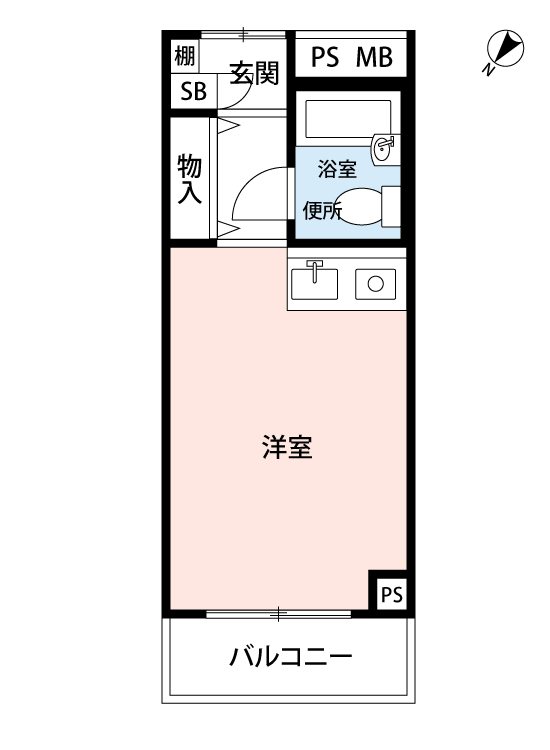 ジョイフル目黒洗足 202号室 間取り