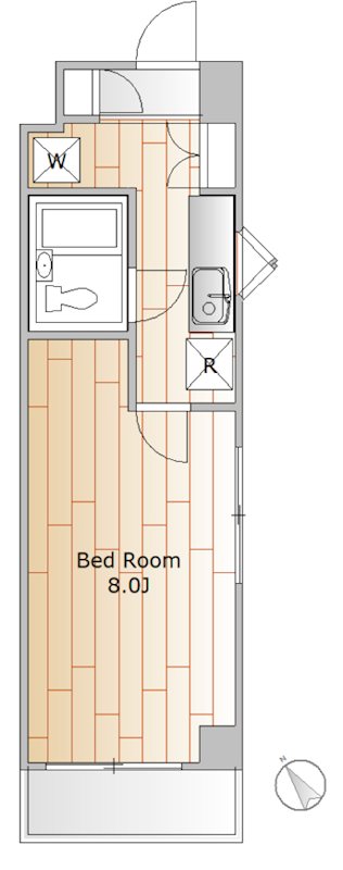 サニックスプラザ 202号室 間取り