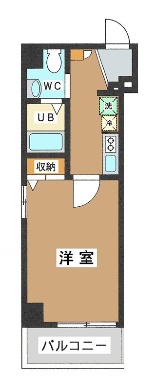 CASA MIA NAKANOBU 501号室 間取り