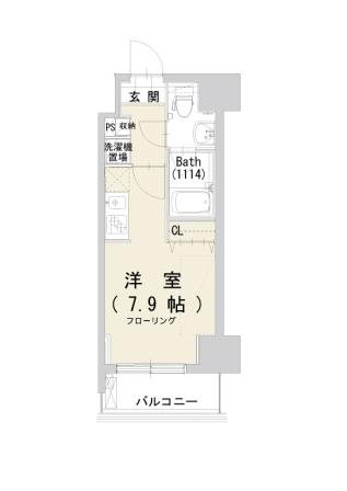 エアフレックス羽田 702号室 間取り