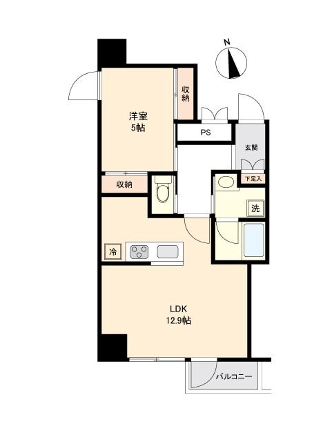 メゾンドゥ二コラ大井 802号室 間取り