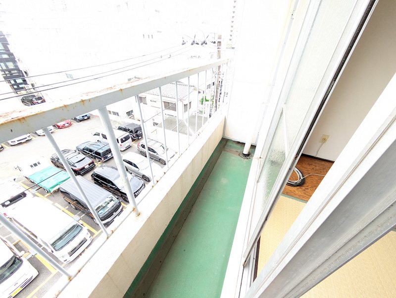 ハナブサマンション ベランダ