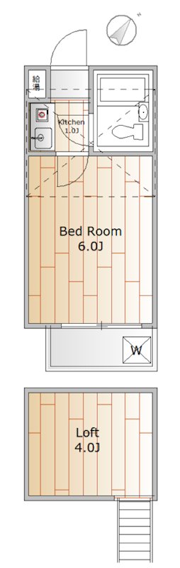 センチュリーハイツ 203号室 間取り