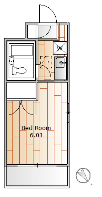 エステート駒沢 103号室 間取り
