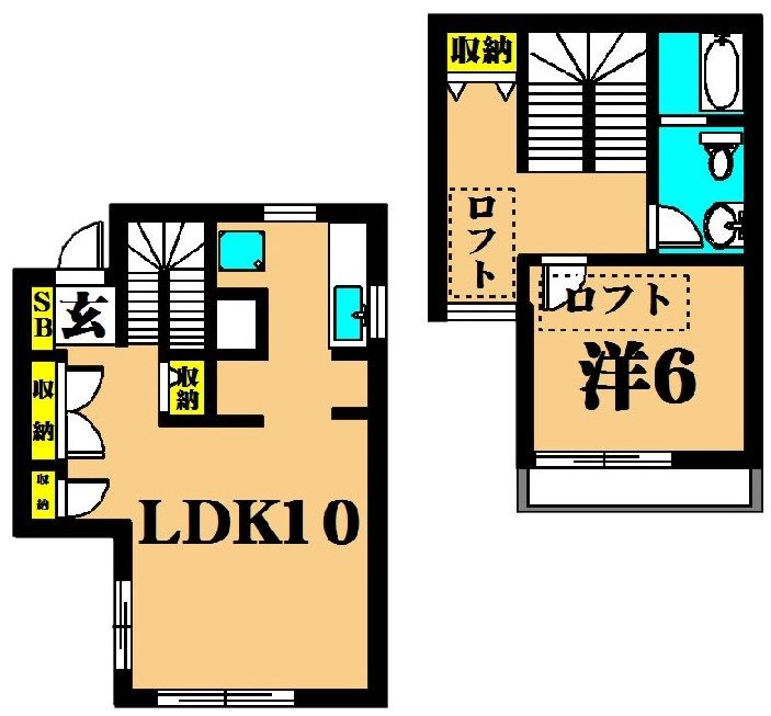 大井4丁目テラス 間取り図