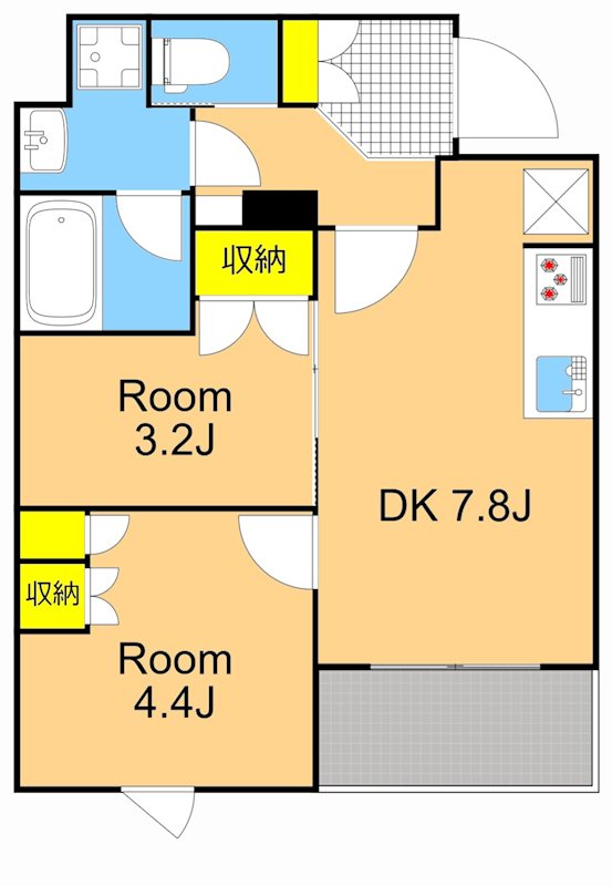 コンフォリア・リヴ南品川 229号室 間取り