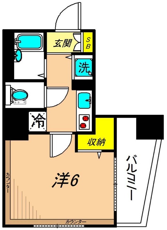 スカイコート大森壱番館 301号室 間取り