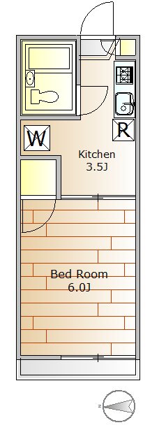 メゾンイズミ 202号室 間取り