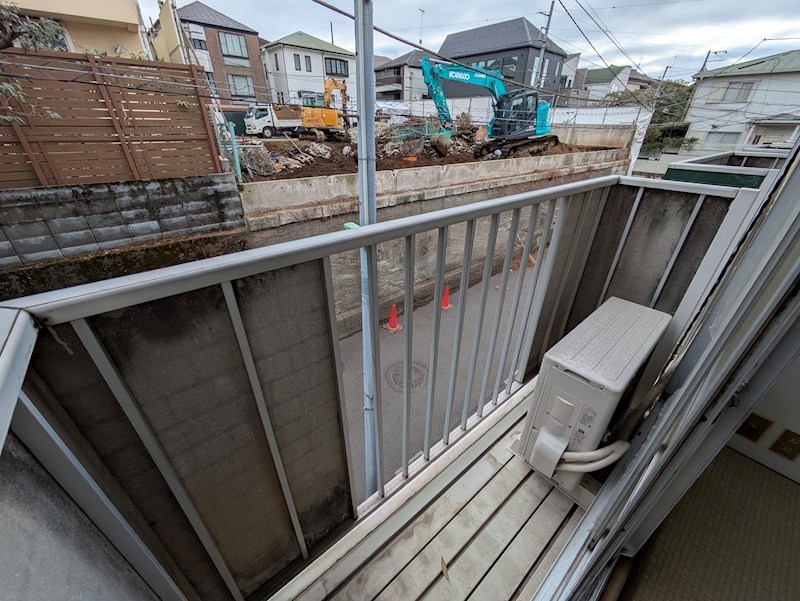 第一千束トキワコーポ ベランダ