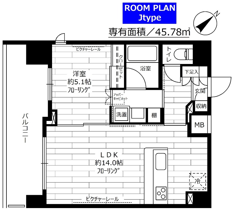 ステージグランデ蒲田アジールコート 1001号室 間取り