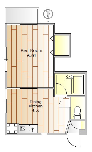 ボヌールT＆M 101号室 間取り