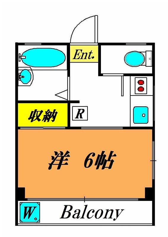 コーポいずみⅠ 303号室 間取り