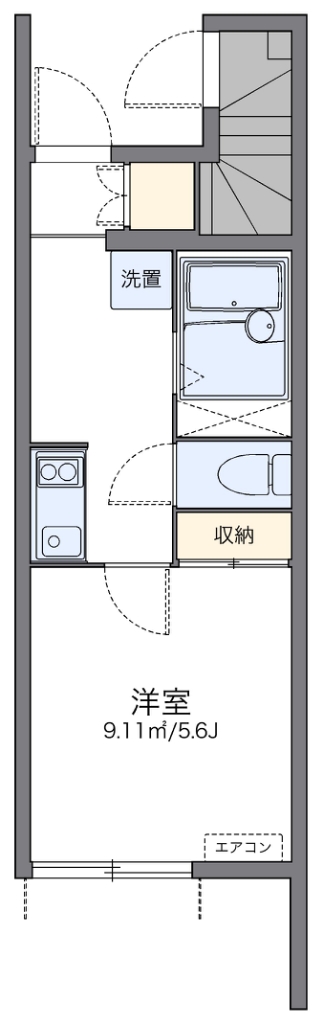 レオネクスト文士村 104号室 間取り