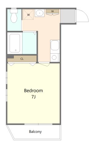 MIES 201号室 間取り