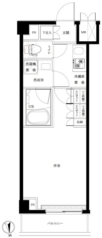ルーブル大森西弐番館 403号室 間取り