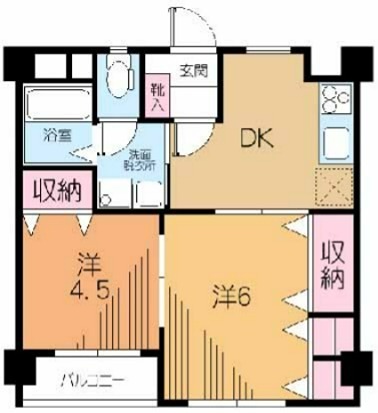 湯建ビル  303号室 間取り