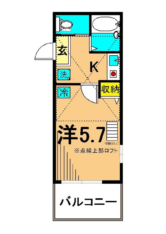 エスペランサ池上 403号室 間取り