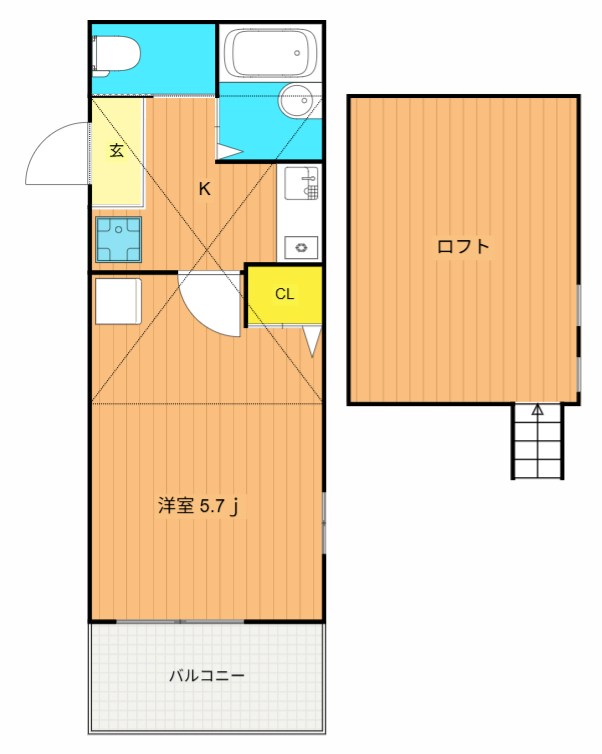 エスペランサ池上 403号室 間取り