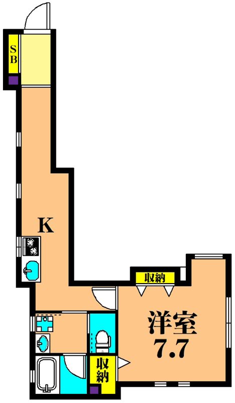 TMハイツ 303号室 間取り