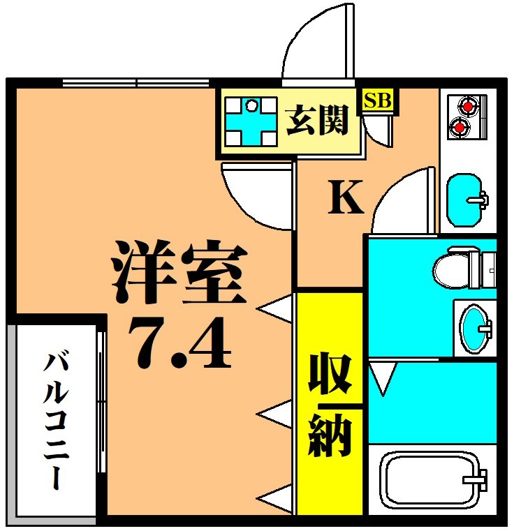 ブランシール大崎  3001号室 間取り