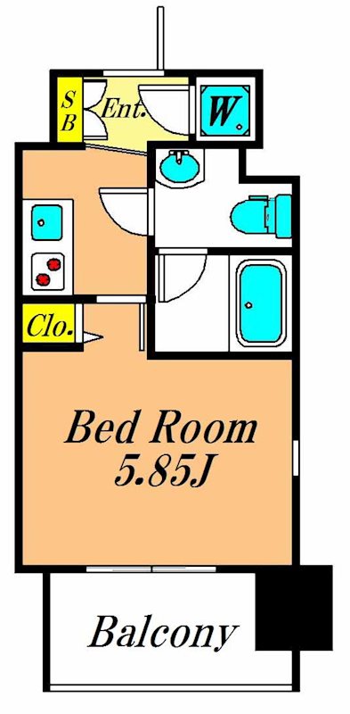 レジディア大森 403号室 間取り