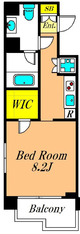カスタリア大森Ⅲ 401号室 間取り