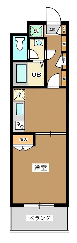 ハイムＫ１ 103号室 間取り
