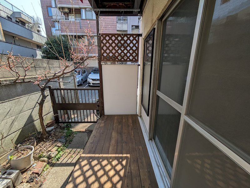 マンション牧野(2-17-3) ベランダ