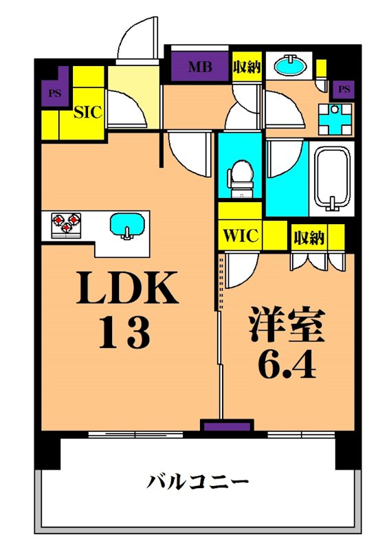 オアーゼ品川レジデンス 619号室 間取り