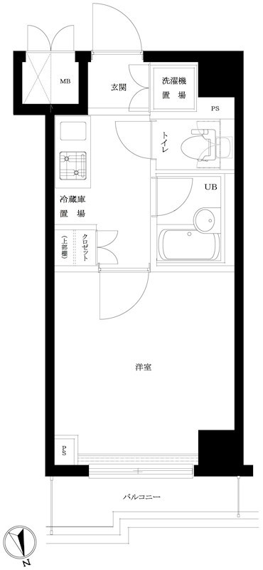 ルーブル大井町参番館 404号室 間取り