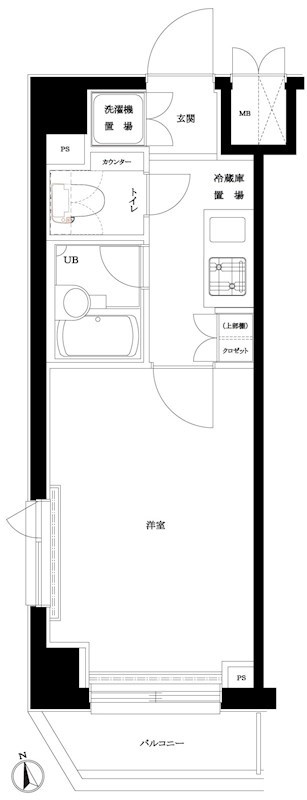 ルーブル大森六番館 401号室 間取り