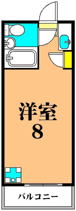 五反田ハイム 804号室 間取り