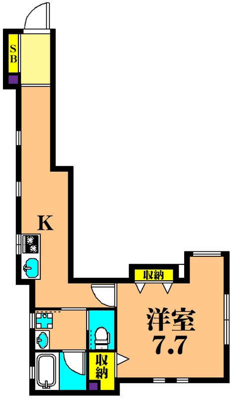TMハイツ 303号室 間取り